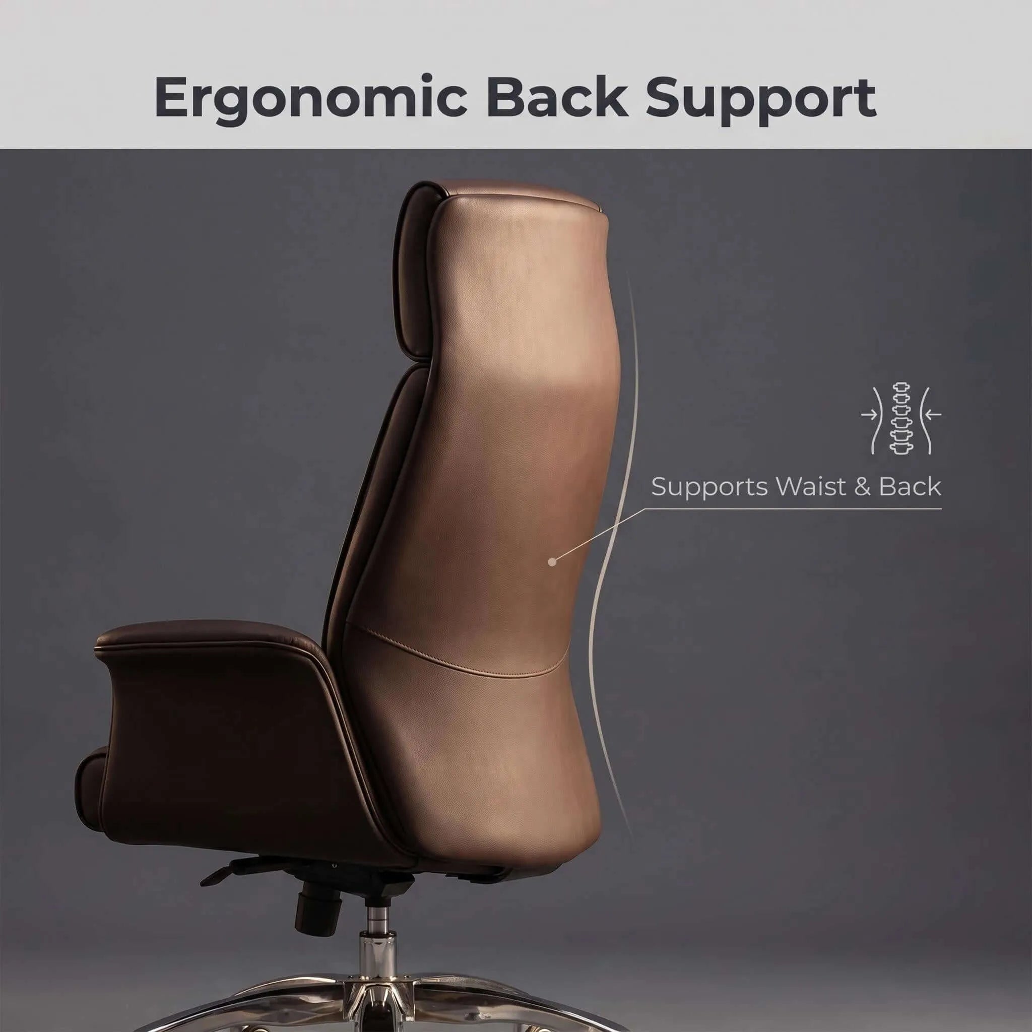 Baron Executive High-Back Leather Office Chair