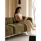 Bauhaus Sofa Series With Exposed Steel Frame and Deep Plush Lounge Seats