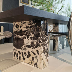 Horizon Gourment Dining Table with Marble Legs