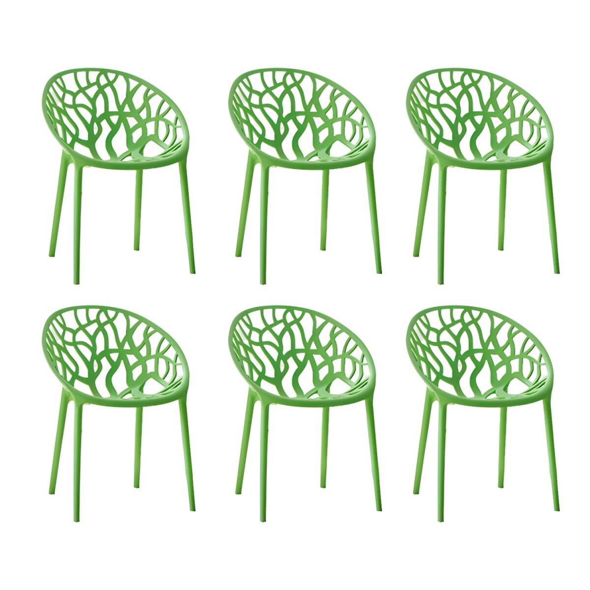 Scandinavian style sloped arm chair made of plastic and acrylic, ideal for kitchen and dining areas