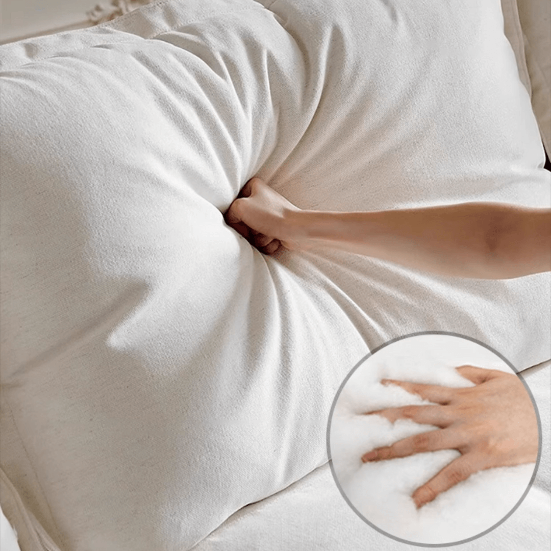 Ultra wide deep cream sailboat sofa with luxury modern minimalist design