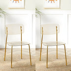 Transparent acrylic dining chair with modern design, perfect for living room and kitchen seating