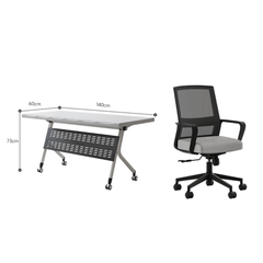 Durable and Lightweight Foldable Meeting Table with Easy Storage Solution