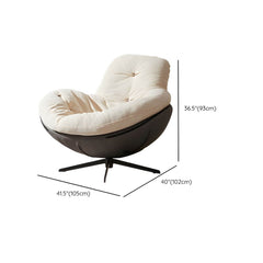 Upholstered Button-Tufted Wooden Rocking Accent Chair with Black Legs Rocking Chairs