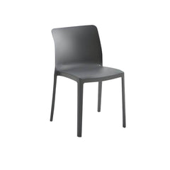 Scandinavian Plastic & Acrylic Kitchen & Dining Chair with Low Back Dining Chairs