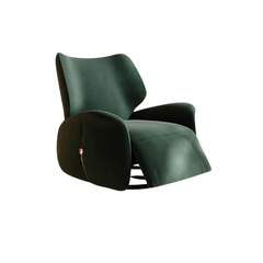 Stylish Beige Matte Velvet Electric Recliner for Modern Decor