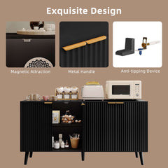 Modern Sideboard Buffet Cabinet with Adjustable Shelves