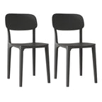 Stackable Nordic acrylic dining chair with backrest and acrylic legs