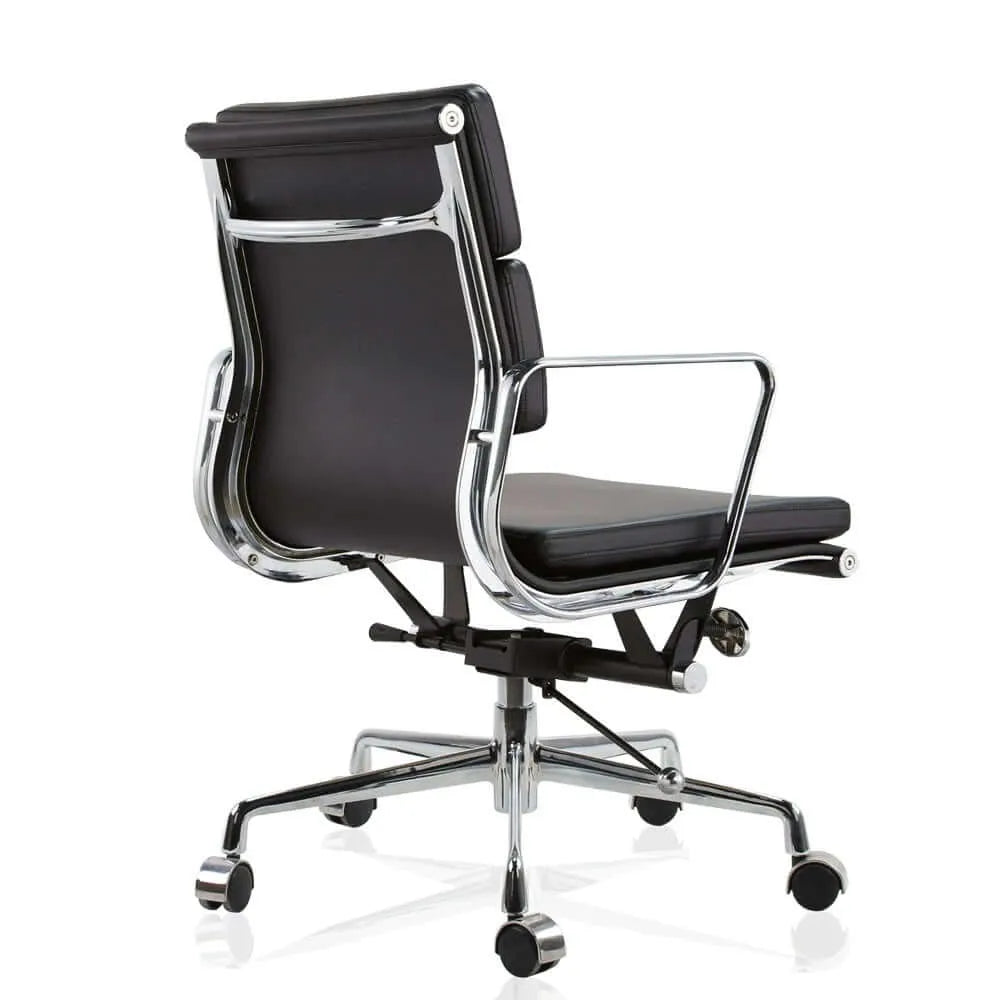 Birch Ergonomic Office Chair with Faux Leather Upholstery