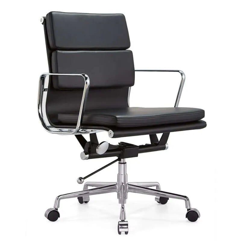 Birch Ergonomic Office Chair with Faux Leather Upholstery Main Product Image Main image