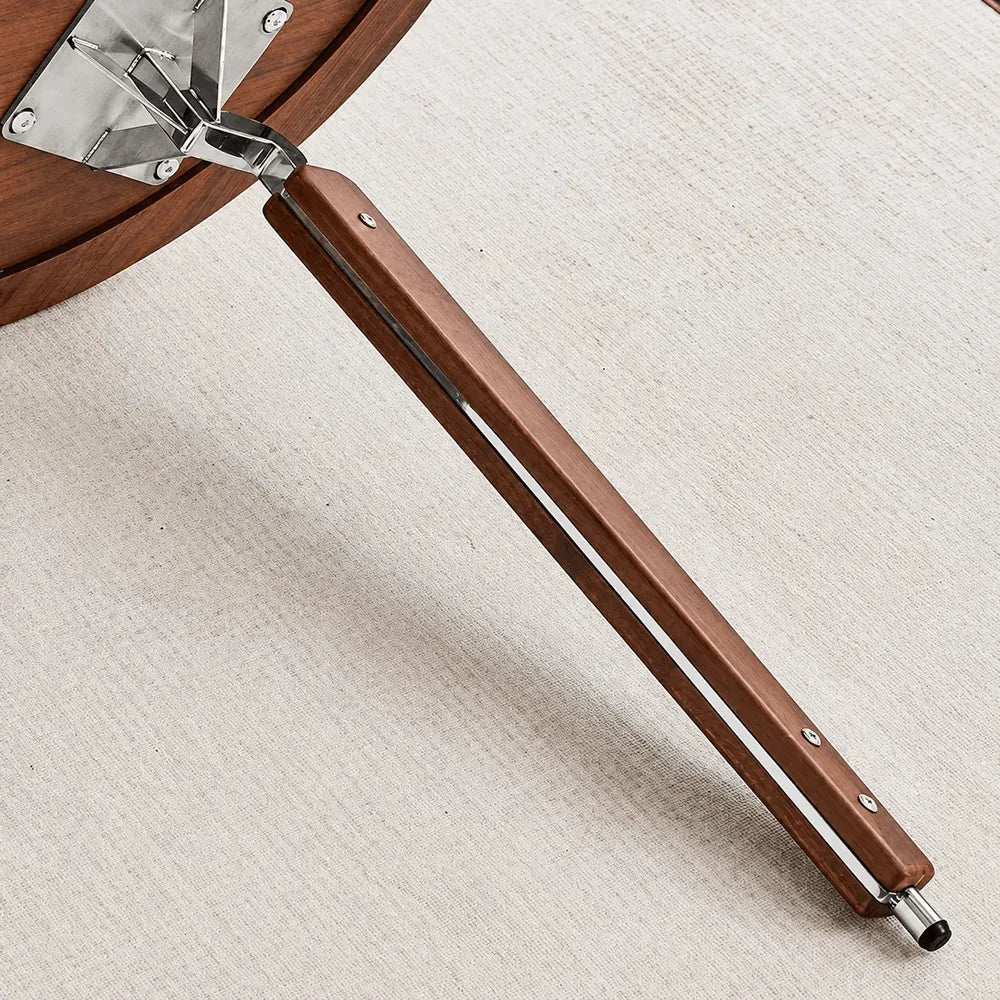 Black Walnut Dining Table with Hand-Matched Inlay and Oval Form
