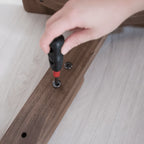 Black Walnut Lift Top Coffee Table, Z-Frame Adjustable Side Table