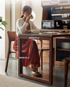 Black Walnut Sideboard With Rotating Desk Feature
