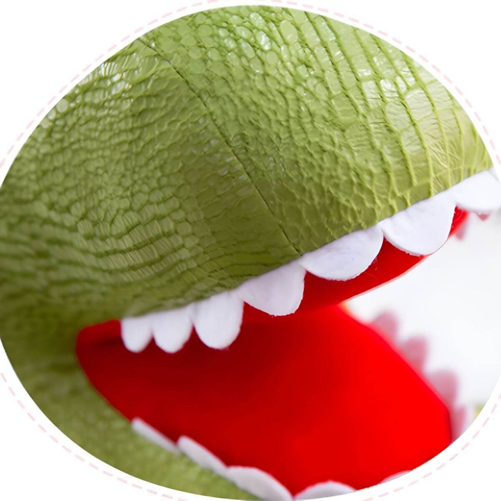 Blue Faux Leather Club Sofa with Animal Design for Kids