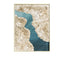 Blue River Mother of Pearl Wall Art Series, Hand Layered Texture