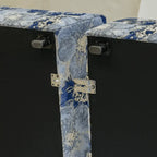 Bluebell Floral Sofa Series With Woven Jacquard Upholstery and Modular Comfort