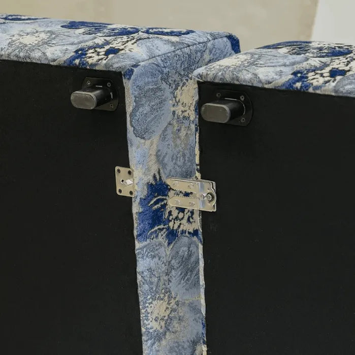 Bluebell Floral Sofa Series With Woven Jacquard Upholstery and Modular Comfort