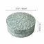 Botanical Inlay Mother of Pearl Coffee Table, Round Pedestal Accent Dimensions