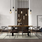 Brass Industrial Pendant Light with Adjustable Black Fabric Cable