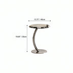 Bulgari Marble & Stainless Steel Sculptural Coffee Table Set