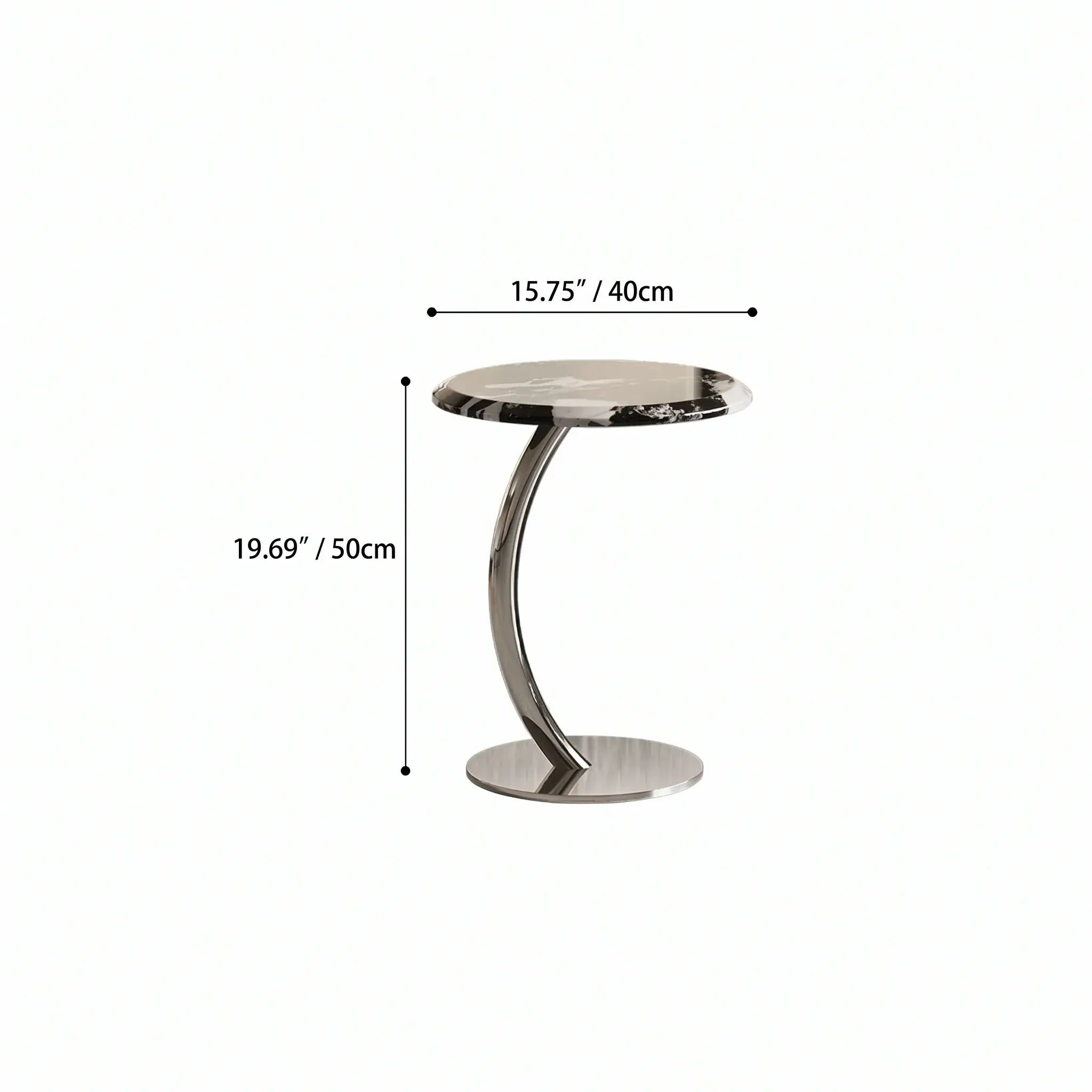 Bulgari Marble & Stainless Steel Sculptural Coffee Table Set