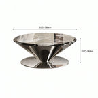 Bulgari Marble & Stainless Steel Sculptural Coffee Table Set
