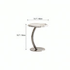 Bulgari Marble & Stainless Steel Sculptural Coffee Table Set
