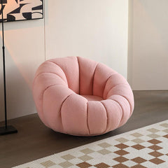 Comfortable Solid Wood Papasan Chair with Memory Foam Seat and Swivel Base Accent Chairs