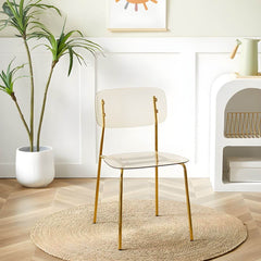 Contemporary Acrylic Dining Chair for Living Room and Kitchen Dining Chairs