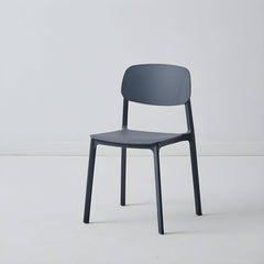 1 Piece Scandinavian Plastic & Acrylic Open Back Kitchen & Dining Side Chair Dining Chairs