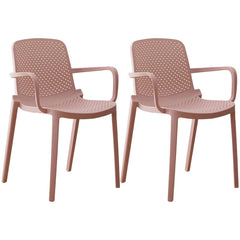 Modern Plastic Solid Back Side Chair 32"H Acrylic Dining Chair for Restaurant Dining Chairs