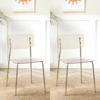 Transparent acrylic dining chair with modern design, perfect for living room and kitchen seating