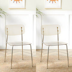 Contemporary Acrylic Dining Chair for Living Room and Kitchen Dining Chairs