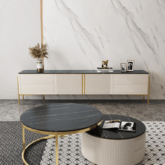 Light Luxury Modern Rectangle TV Stand
