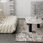 Terrazzo coffee table with contemporary design, perfect for small homes and chic office spaces