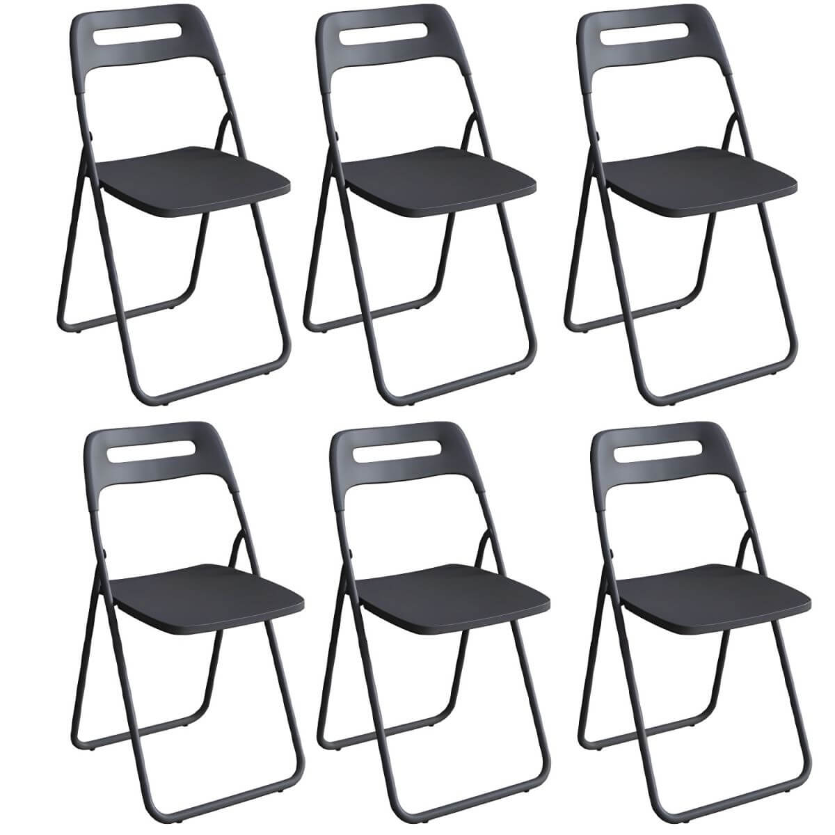 Modern collapsible open back side chair made of plastic and acrylic, ideal for kitchen and dining areas
