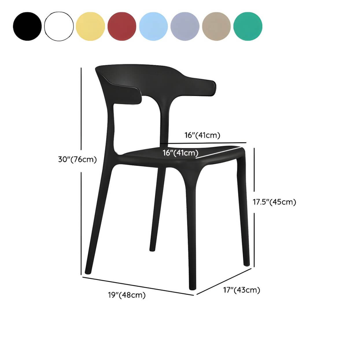 Acrylic Nordic dining chair with backrest and armrests, featuring clear acrylic legs