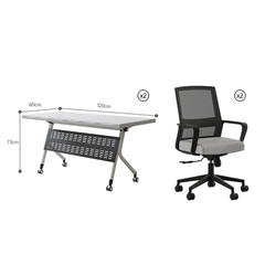 Durable and Lightweight Foldable Meeting Table with Easy Storage Solution