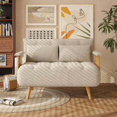 3-in-1 Folding Sofa Chair Bed with Armrests – 3 Sizes Available