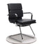Cantilever Executive Office Chair – Black Faux Leather with Chrome Base Main Product Image