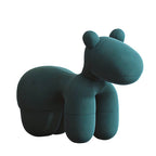 Caramel Upholstered Animal-Themed Chair for Kids Playroom