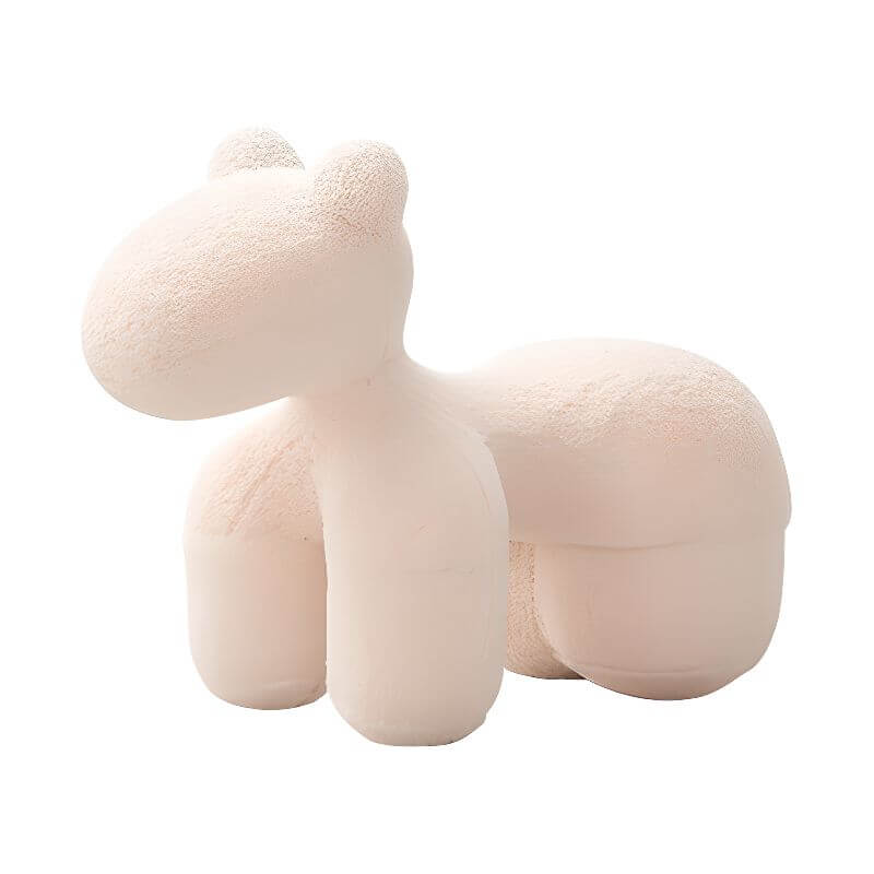 Caramel Upholstered Animal-Themed Chair for Kids Playroom