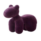 Caramel Upholstered Animal-Themed Chair for Kids Playroom