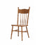 Carved High-Back Windsor Chair Series in Rustic Solid Wood for Dining and Study