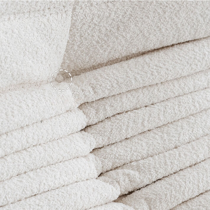 Caterpillar Themed Kids Sofa - Soft Sherpa Upholstery