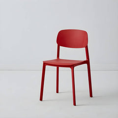 1 Piece Scandinavian Plastic & Acrylic Open Back Kitchen & Dining Side Chair Dining Chairs