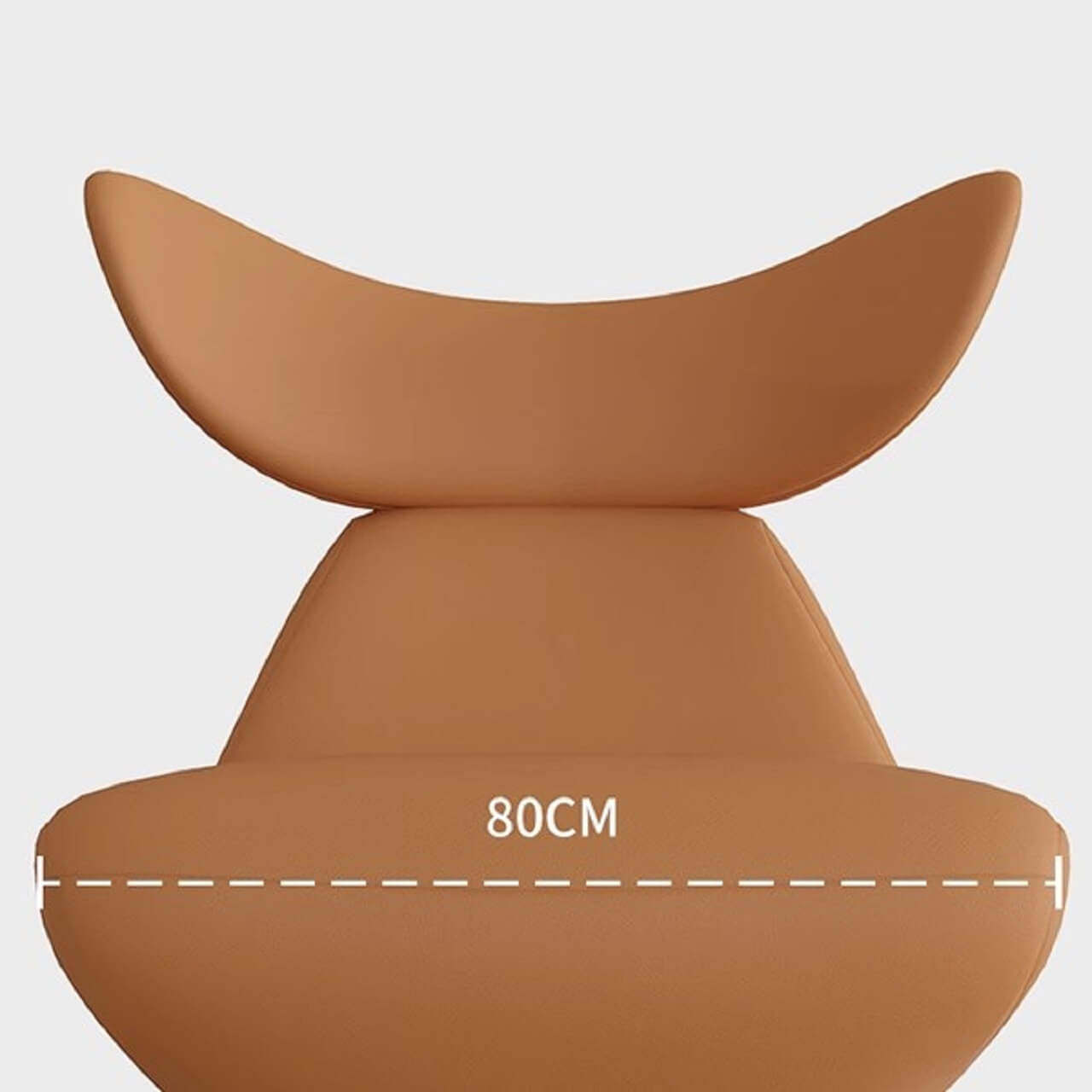 White Charming Little Whale Rocking Chair with Armless Design and Solid Wood Frame