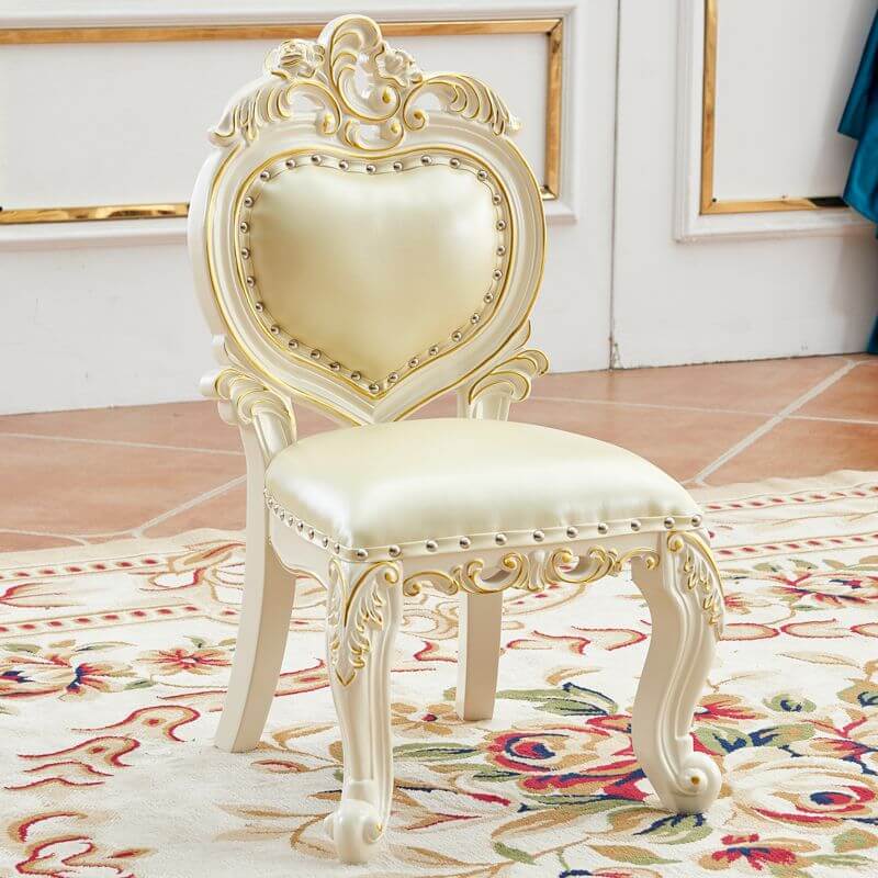 Charming Upholstered Armless Chair with Nailhead Trim - Kids Furniture Main Product Image Hauptbild