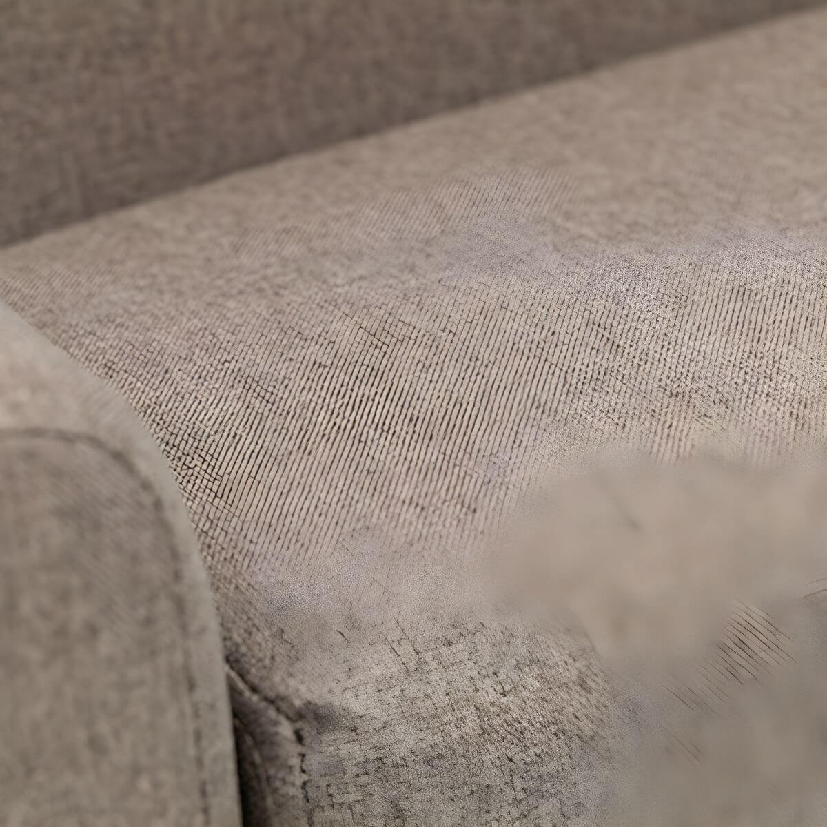 Charming Upholstered Club Sofa for Kids - Soft Cotton with Light Wood Legs