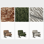 Chenille 3-in-1 Convertible Sofa Bed – Space-Saving Design